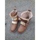 Ghete fete din piele naturala model GRETA