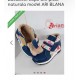 Bocancei copii din piele naturala model HUNTER-BLU