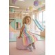 Natural leather baby girl sneakers model AMITY