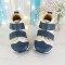 Natural leather BAREFOOT  ankle model ALBERT 1