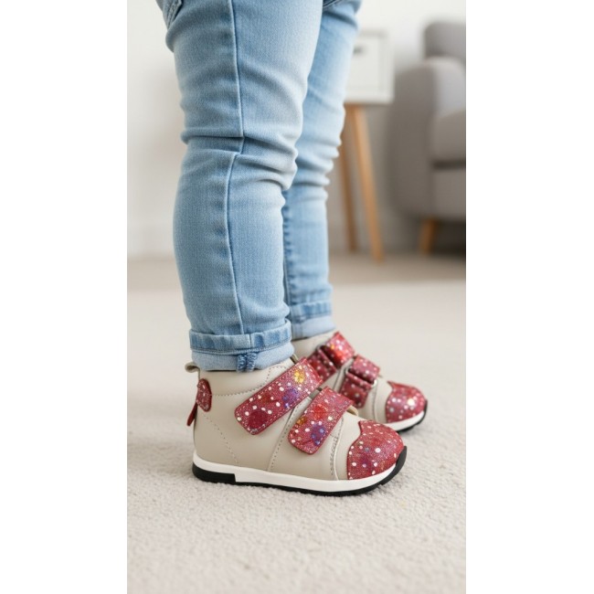 Natural leather BAREFOOT  ankle boots model AVA