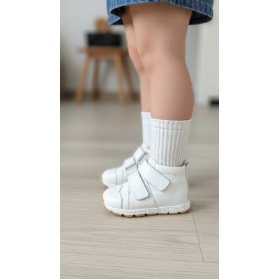 Natural leather BAREFOOT  ankle boots model AVA 5