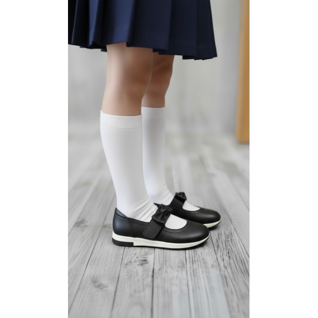 Natural leather ballet flats model SERENITY