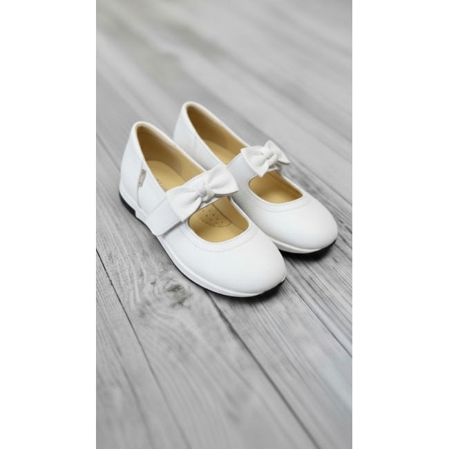 Natural leather ballet flats model SERENITY