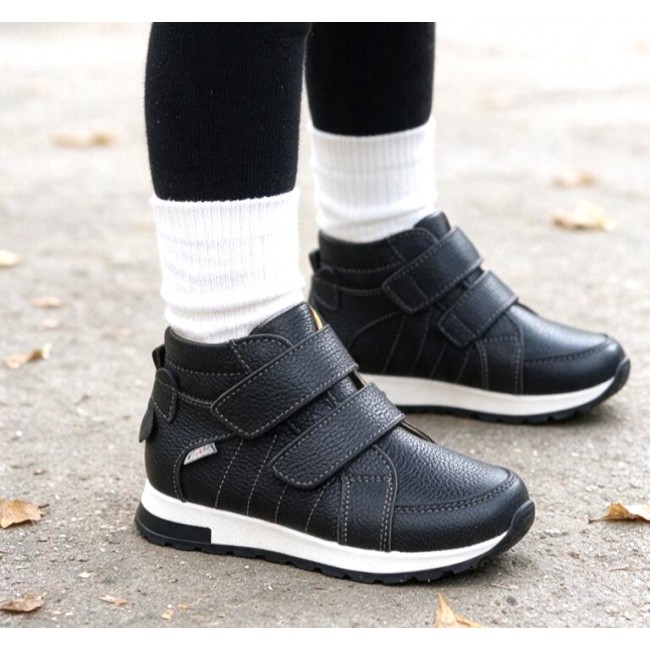 Natural leather ankle boots model ALIX