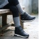 Natural leather ankle boots model ALIX
