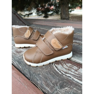 Ghete baieti BAREFOOT din piele naturala model ZIAN 1