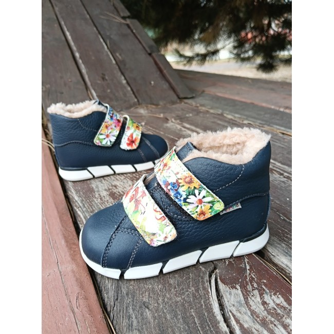 Ghete fete BAREFOOT din piele naturala model EDNA