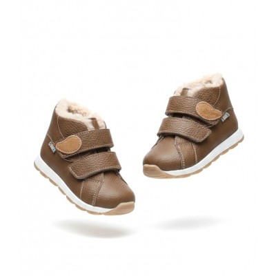 Ghete baieti BAREFOOT din piele naturala model ZIAN 1