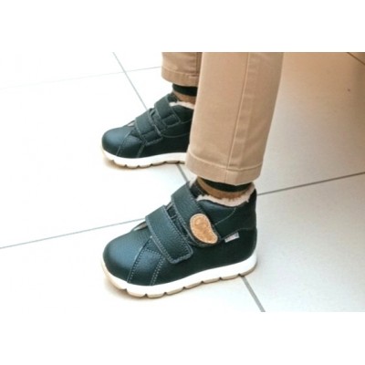 Ghete baieti BAREFOOT din piele naturala model ZIAN 2