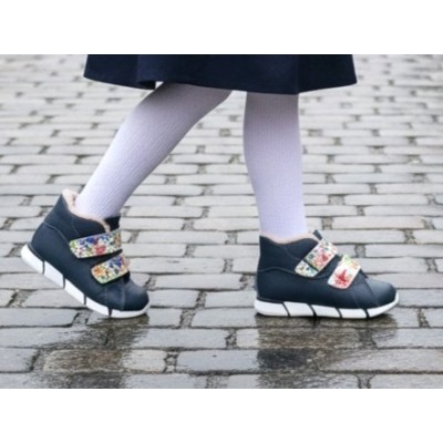 Ghete fete BAREFOOT din piele naturala mod EDNA 2