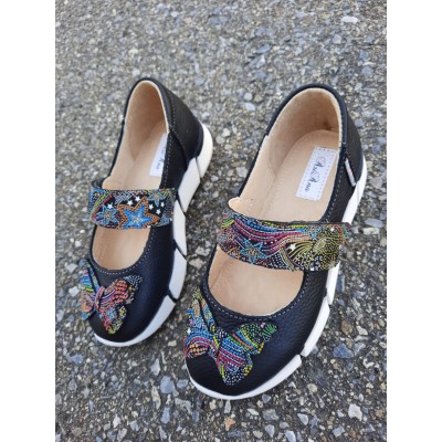 Balerini fete din piele naturala model SERENITY Balerini fete din piele naturala model SERENITY