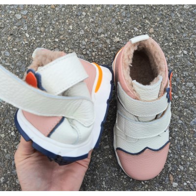 Natural leather baby girl ankle boots model BLENDA