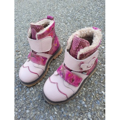 Natural leather kids boots model MADELEINE Natural leather kids boots model MADELEINE