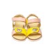 Natural leather girls sandals model ALTHEA Natural leather girls sandals model ALTHEA