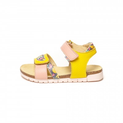 Natural leather girls sandals model ALTHEA Natural leather girls sandals model ALTHEA