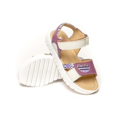 Sandale pentru fete din piele naturala model BITUIN