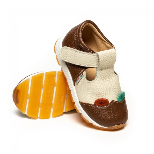 Pantofi pentru copii din piele naturala model MAKANI