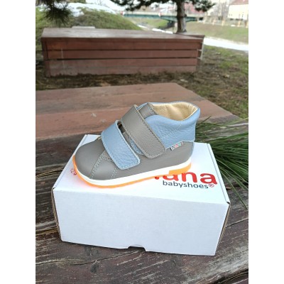 Ghete baieti BAREFOOT din piele naturala model ALBERT