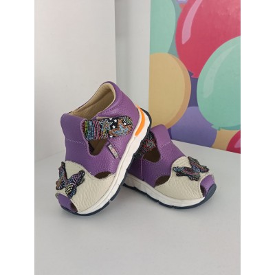 Sandale fete din piele naturala model ANI