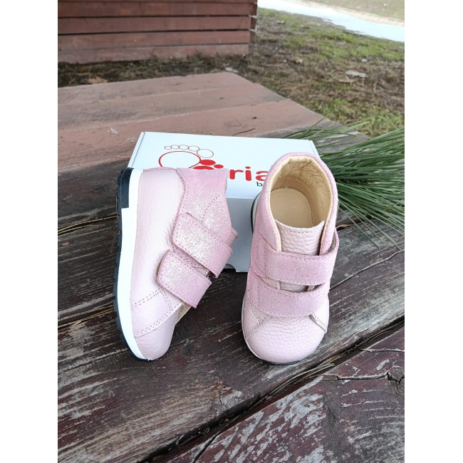 Ghete fete BAREFOOT din piele naturala model AVA