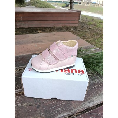 Ghete fete BAREFOOT din piele naturala model AVA