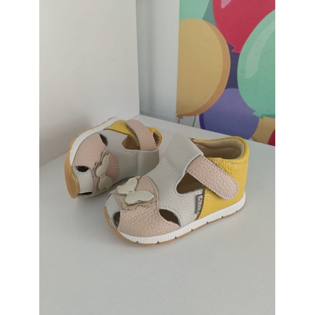 Sandale fete din piele naturala model BRAIMA