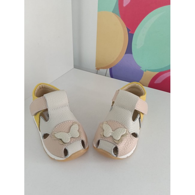 Sandale fete din piele naturala model BRAIMA