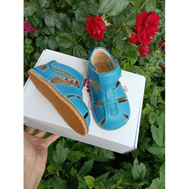 Sandale barefoot din piele naturala model DONALD