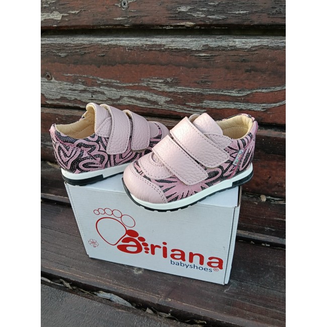 Adidasi fete din piele naturala model JAYA