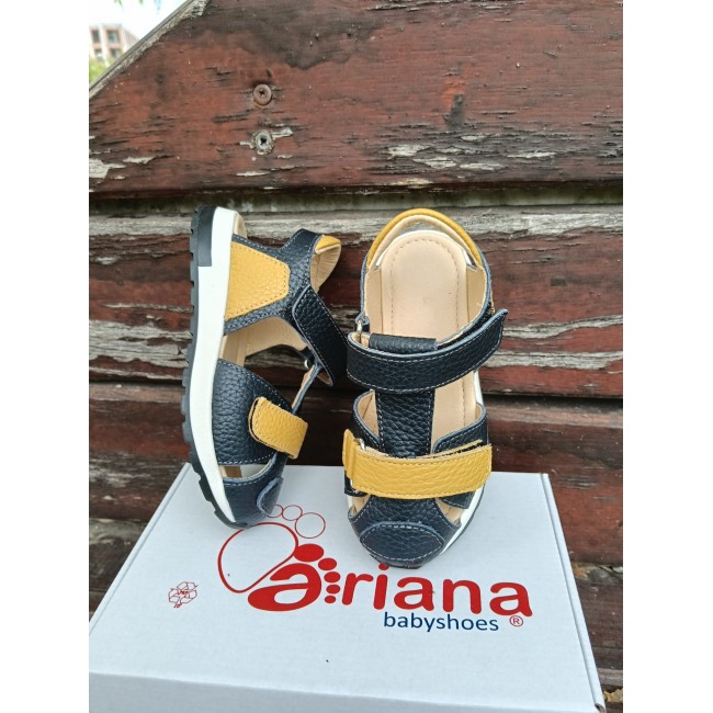 Sandale baieti din piele naturala model LANDO