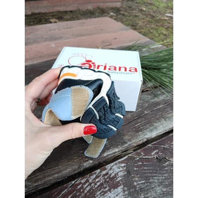 Ghete baieti BAREFOOT din piele naturala model LUIS