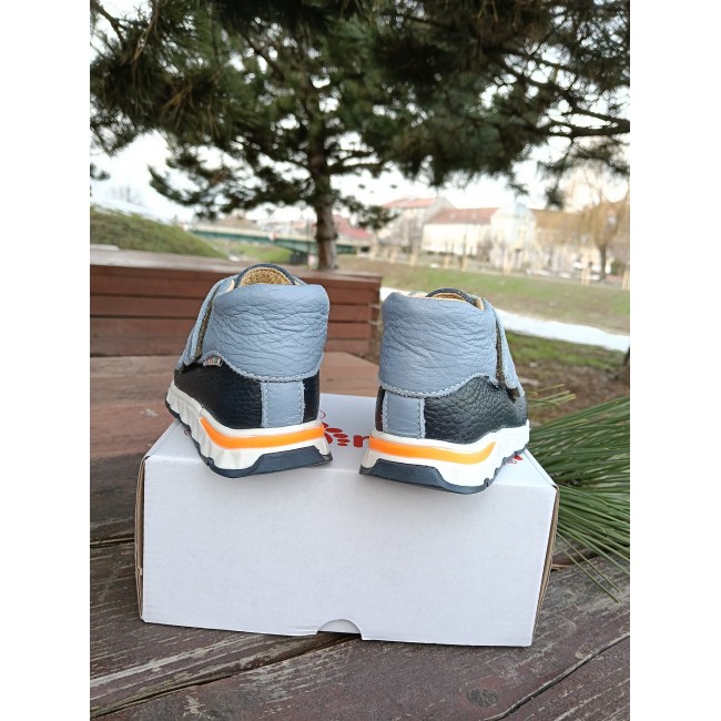 Ghete baieti BAREFOOT din piele naturala model LUIS