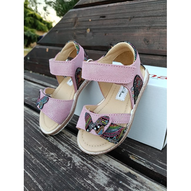 Sandale fete din piele naturala model NATSUMY