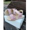Sandale pentru fete din piele naturala model PINK SOUL