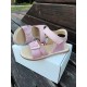 Sandale pentru fete din piele naturala model PINK SOUL