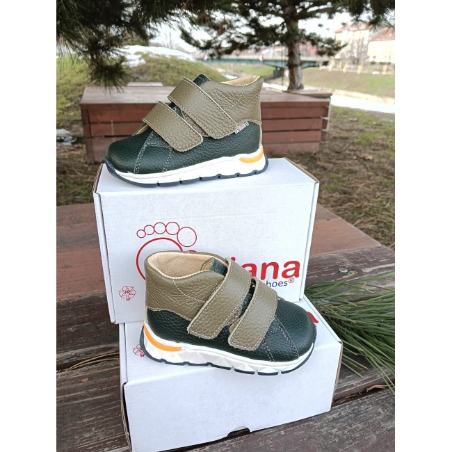 Ghete baieti BAREFOOT din piele naturala model RAUL