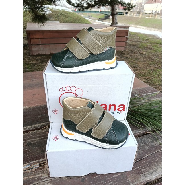 Ghete baieti BAREFOOT din piele naturala model RAUL