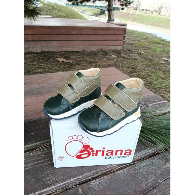 Ghete baieti BAREFOOT din piele naturala model RAUL