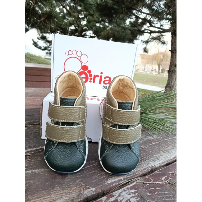 Ghete baieti BAREFOOT din piele naturala model RAUL