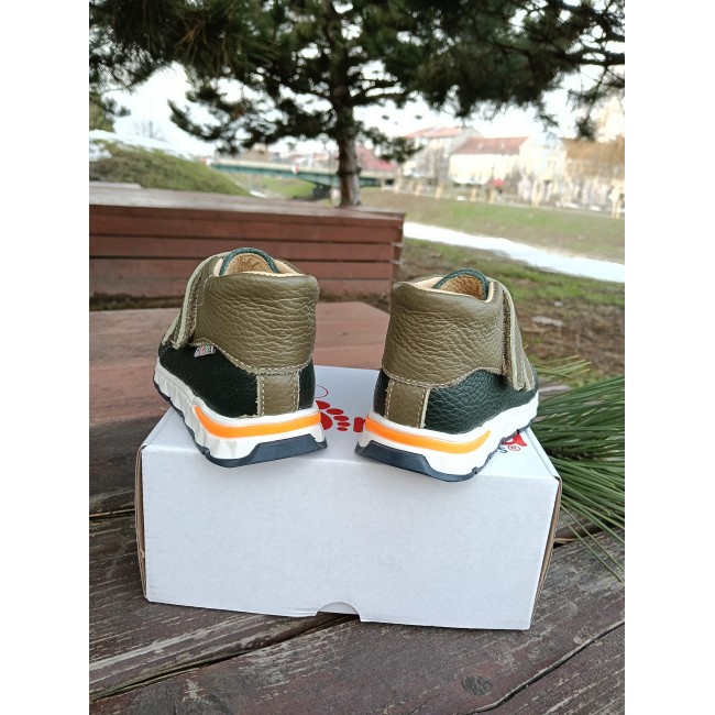 Ghete baieti BAREFOOT din piele naturala model RAUL