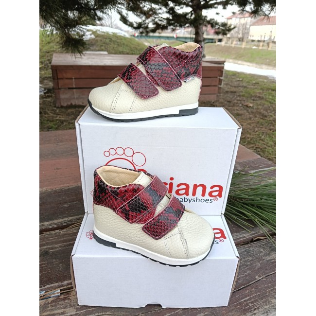 Ghete fete BAREFOOT din piele naturala model SADIE