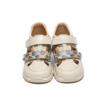 Sandale fete sport din piele naturala model AMBER