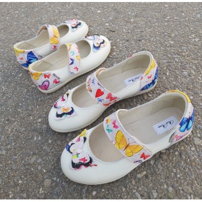 Balerini fete din piele naturala model ANELA Balerini fete din piele naturala model ANELA