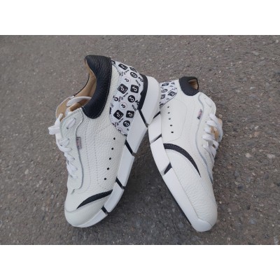 Adidasi mamici din piele naturala model WHITE Adidasi mamici din piele naturala model WHITE