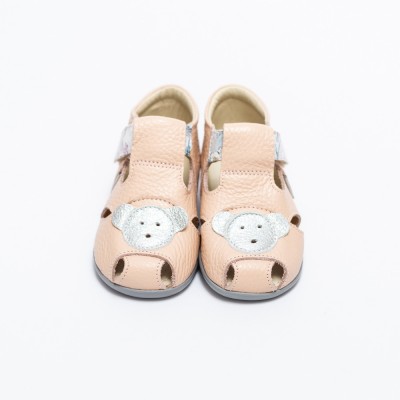 Natural leather girls sandals model ANI Natural leather girls sandals model ANI