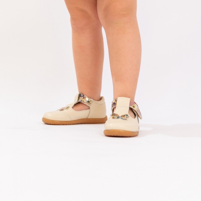 Pantofi fete din piele naturala model CHESA