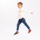 Natural leather boys shoes model LUCAS