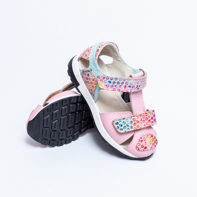 Natural leather kids shoes model LUDMILA