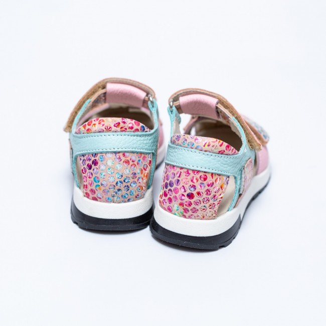 Natural leather kids shoes model LUDMILA